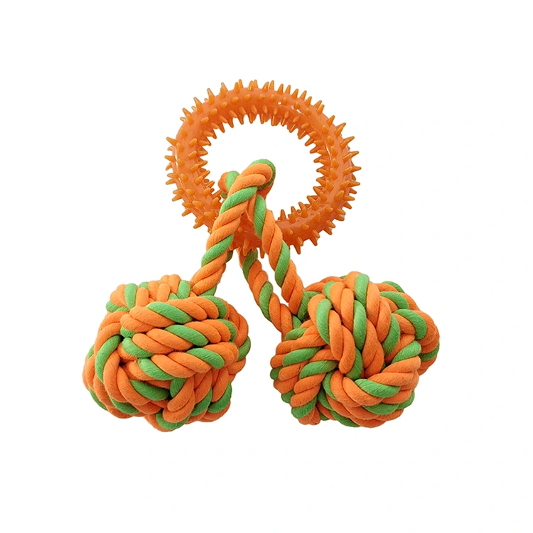 Spicky Ring Double Ball Tock Toys Safe для щенков