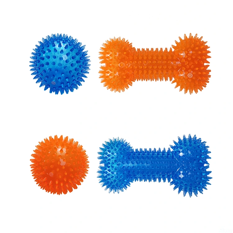 Spiky Bone Ball TPR с скрипучом